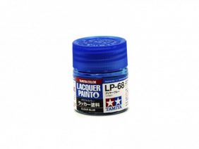 Краска лаковая прозрачная синяя LP-68, Clear Blue-фото1