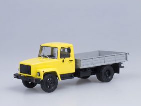 Грузовик ГАЗ-33073 (двиг. ЗМЗ-513) Грузовое такси (желтый)-фото1