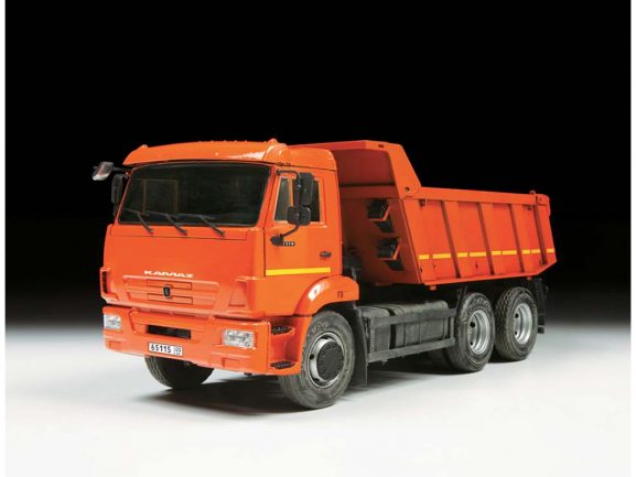 Самосвал КАМАЗ-65115 для склеивания (Звезда)-фото3