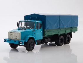 Грузовик ЗИЛ-133Г40 бортовой с тентом (Легендарные грузовики СССР №61)-фото1