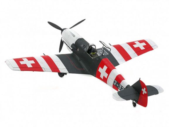 Немецкий истребитель Messerschmitt (Мессершмитт) Bf-109 E-3 SWISS Швейцарские ВВС-фото2