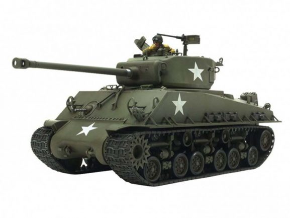 Американский средний танк M4A3E8 Sherman (Шерман) Easy Eight European Theater с фигурой танкиста-фото2