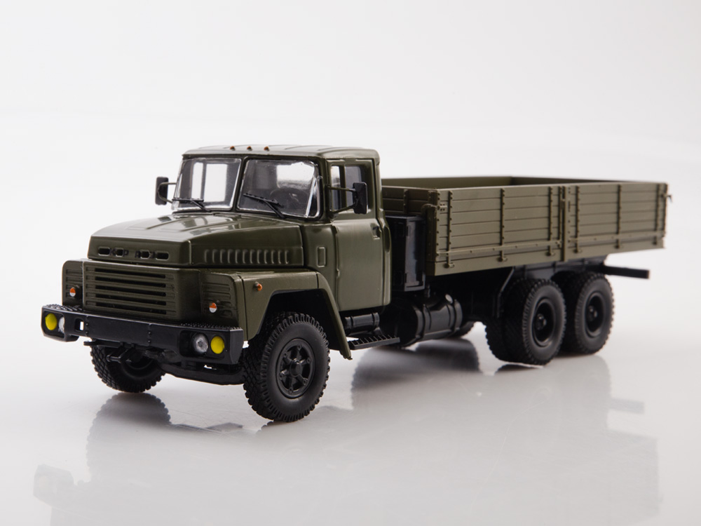 Грузовик КрАЗ-250 бортовой (Легендарные грузовики СССР №63)-фото1