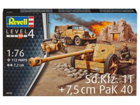 Немецкий полугусеничный тягач Sd.Kfz.11 + противотанковая пушка Pak-40 (Пак-40) + мотоцикл BMW R-75 с коляской-фото1