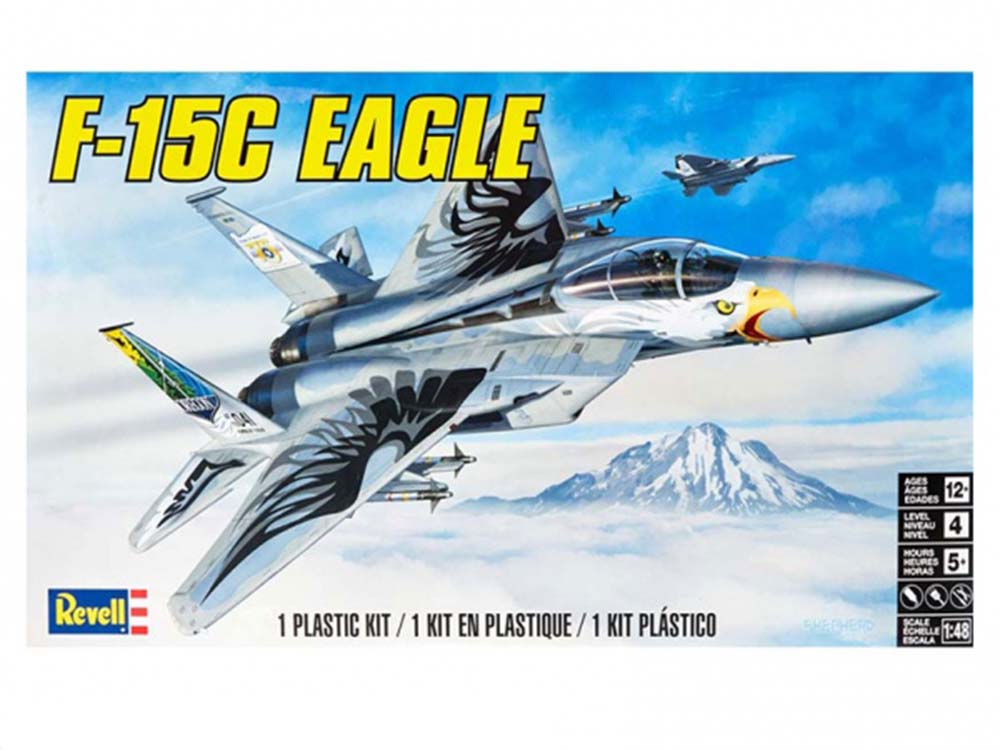 Купить сборную модель самолета F-15C Eagle, масштаб 1:48 (Revell)-фото1 Американский истребитель F-15C Eagle (Revell)-фото1