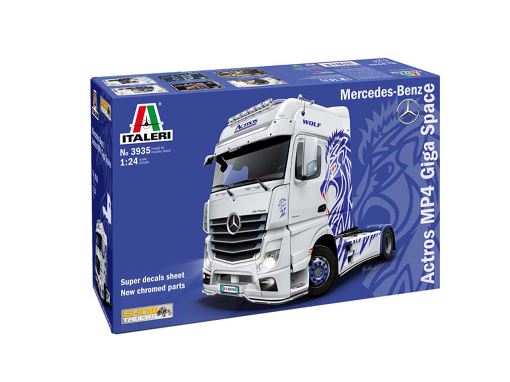 Седельный тягач Mercedes-Benz Actros MP4 Giga Space (белый)-фото1