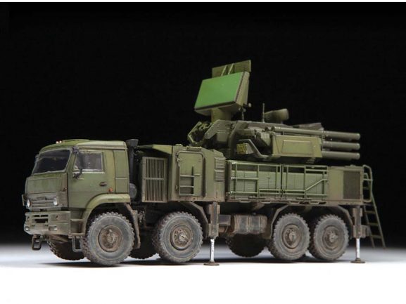 Установка ЗРПК 96К6 КАМАЗ-6560 (Панцирь-С1) (1:72) (Звезда)-фото3