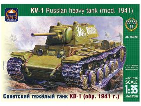 Советский тяжелый танк КВ-1 обр. 1941 г. ранняя версия-фото1