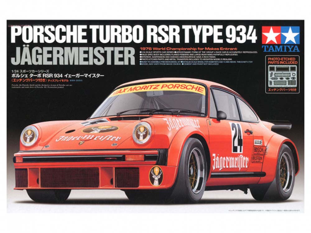 Автомобиль Porsche 934 RSR Jagermeister (Tamiya)-фото1