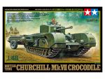 Британский тяжелый пехотный танк Churchill (Черчилль) Mk.VII Crocodile с фигурой командира-фото1
