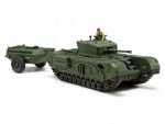Британский тяжелый пехотный танк Churchill (Черчилль) Mk.VII Crocodile с фигурой командира-фото2
