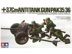 Немецкая противотанковая пушка Pak-35/36 (Пак-35/36) с расчетом-фото1