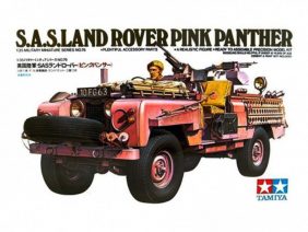 Автомобиль Land Rover Pink Panther (спецназ SAS) с фигурой водителя-фото1