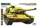 Американский основной боевой танк M60A1 с реактивной броней и 2 фигурами-фото1