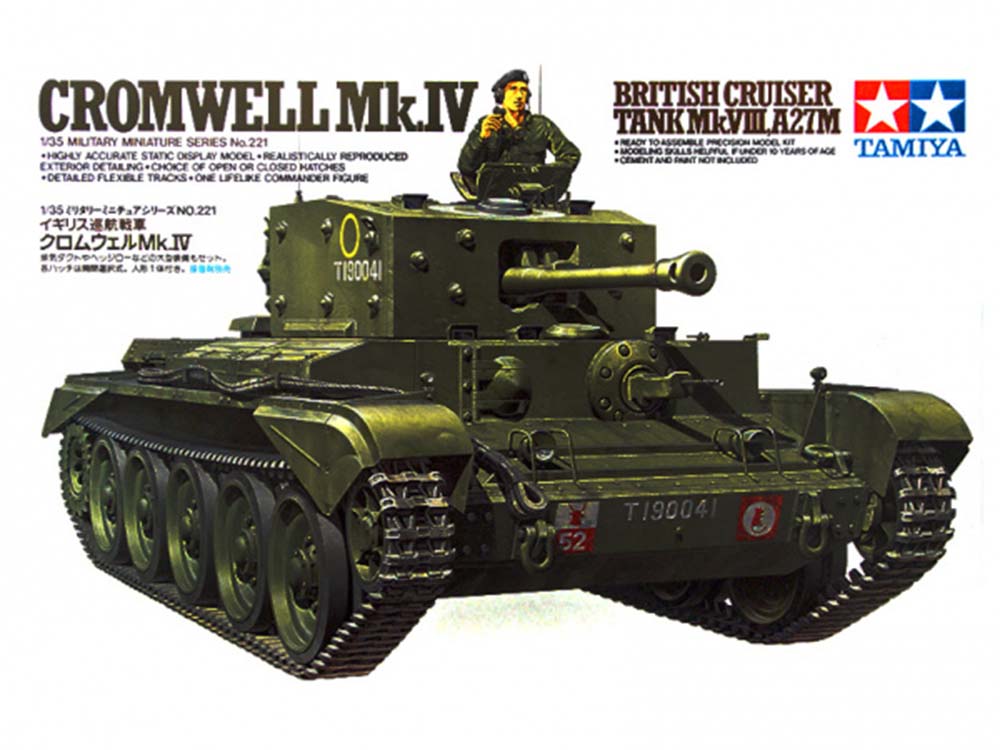 Купить сборную модель танка Cromwell (Кромвель) Mk.IV, масштаб 1:35 (Tamiya)-фото1 Британский средний крейсерский танк Cromwell (Кромвель) Mk.IV с фигурой командира-фото1