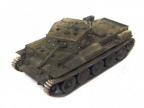 Британский средний крейсерский танк Cromwell (Кромвель) Mk.IV с фигурой командира-фото2