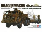 Американский танковый тягач Dragon Wagon с прицепом и 4 фигурами-фото1
