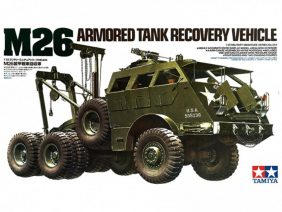 Американский тягач М26 для буксировки танков с шестью фигурами 1943-фото1
