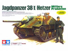 Немецкий истребитель танков САУ Jagdpanzer 38(t) Hetzer (Хетцер) (Tamiya)-фото1