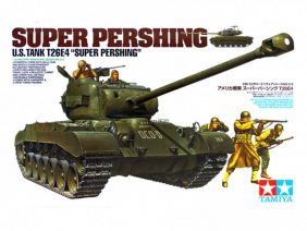 Американский тяжелый танк T26E4 Super Pershing с 5 фигурами-фото1