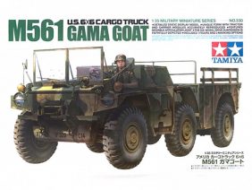 Американский военный автомобиль M561 Gamma Goat с фигурой водителя-фото1