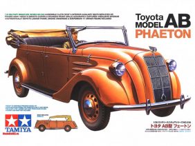 Японский штабной автомобиль Toyota Model AB Phaeton с фигурой водителя-фото1