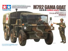 Американский военный автомобиль M792 Gamma Goat (медицинский) с 2 фигурами-фото1