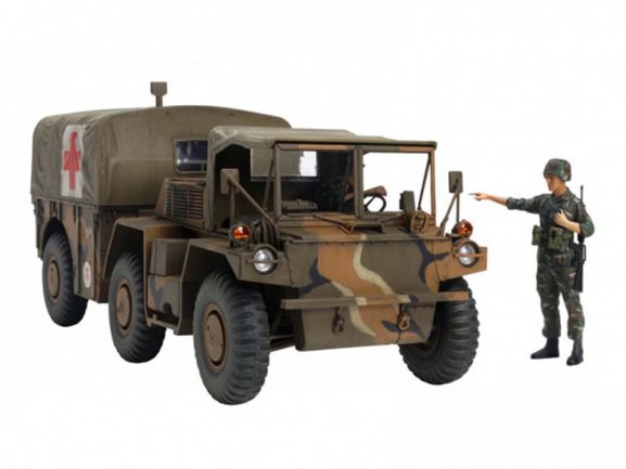 Американский военный автомобиль M792 Gamma Goat (медицинский) с 2 фигурами-фото2
