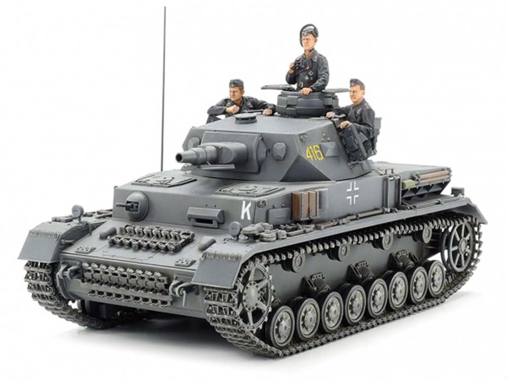 Купить сборную модель танка Pz.Kpfw.IV Ausf.F (T-IV), масштаб 1:35 (Tamiya)-фото1 Немецкий средний танк Pz.Kpfw.IV Ausf.F (T-IV)-фото1