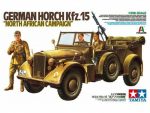 Армейский автомобиль Horch Kfz.15 (Африканский корпус) с 3 фигурами-фото1