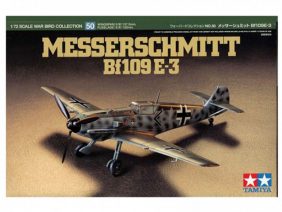 Немецкий истребитель Messerschmitt (Мессершмитт) Bf-109 E-3 (1:72)-фото1