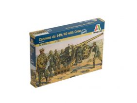 Итальянское тяжелое орудие Cannone da 149/40 с расчетом-фото1