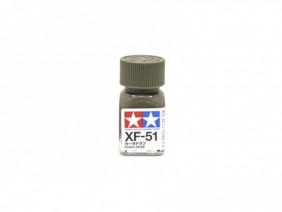 Краска эмалевая матовая коричневый хаки XF-51, Khaki Drab Flat-фото1