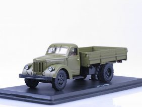 Грузовик УралЗИС-355М бортовой (хаки)-фото1