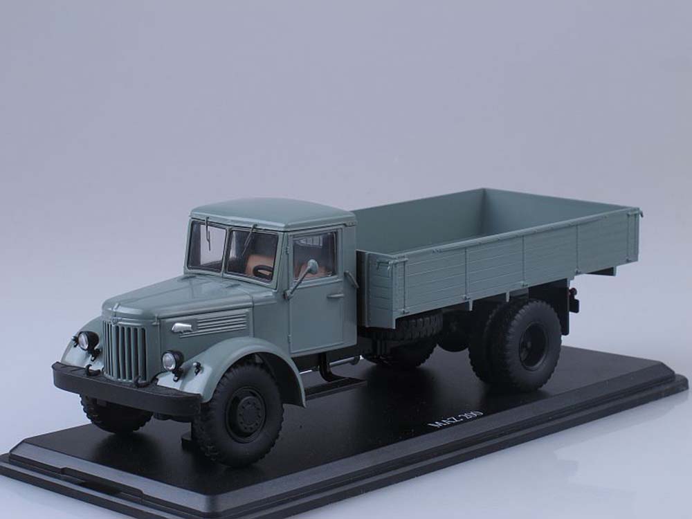 Купить масштабную модель грузовика МАЗ-200 бортовой (серый), масштаб 1:43 (SSM)-фото1 Грузовик МАЗ-200 бортовой (серый)-фото1