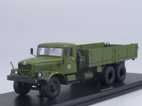 Грузовик КРАЗ-257Б1 бортовой армейский (зеленый)-фото1