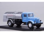 Топливозаправщик (бензовоз) ТЗ-200 (МАЗ-200) Аэрофлот (голубой/серебристый)-фото3