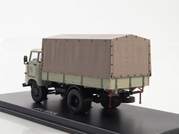 Грузовик IFA W50L бортовой с тентом (серый)-фото5