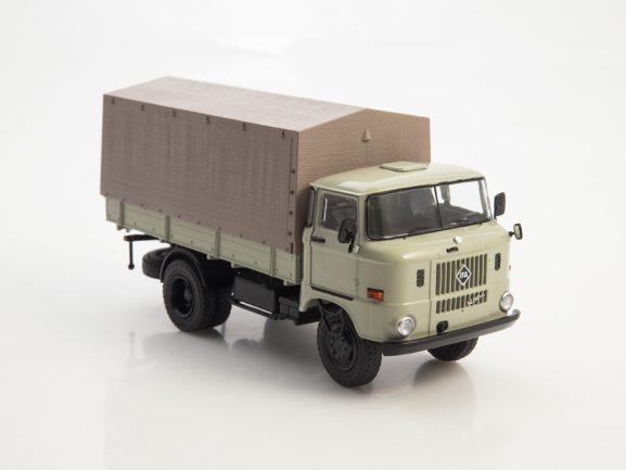 Грузовик IFA W50L бортовой с тентом (серый)-фото11