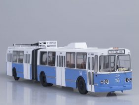 Троллейбус ЗиУ-10 (ЗиУ-683) бело-голубой-фото1