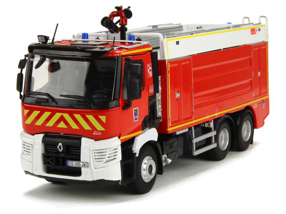 Пожарный автомобиль Renault C380 FMOGP Jacinto SDIS Manche 6х4 2017-фото1