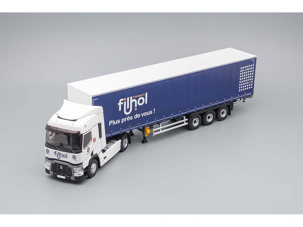 Купить масштабную модель грузовика Renault T460 c полуприцепом Filhol Transports 2021, масштаб 1:43 (Eligor)-фото1 Седельный тягач Renault T460 c полуприцепом Filhol Transports 2021-фото1