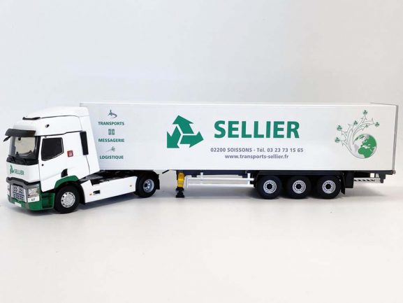Седельный тягач Renault T460 с полуприцепом Sellier-фото2