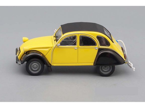 Автомобиль Citroen 2CV желтый/черный-фото3