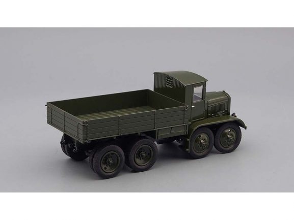 Грузовик ЯГ-12 опытный бортовой 1932 (темно-зеленый)-фото2