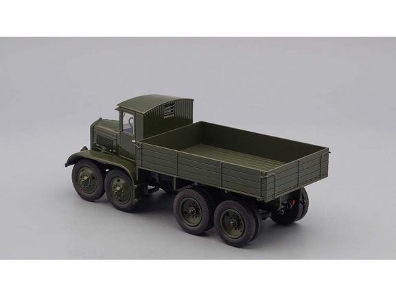 Грузовик ЯГ-12 опытный бортовой 1932 (темно-зеленый)-фото4