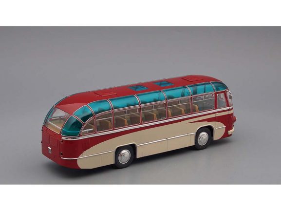 Автобус ЛАЗ-695 Опытный 1956 (красно-бежевый)-фото4