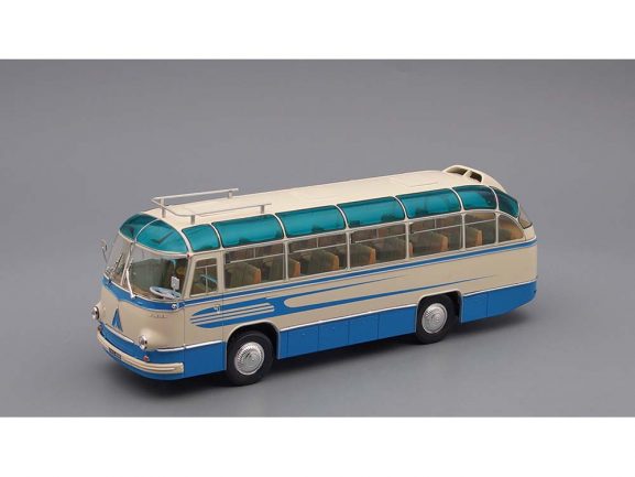 Автобус ЛАЗ-695Б Комета 1958 (белый/голубой)-фото3