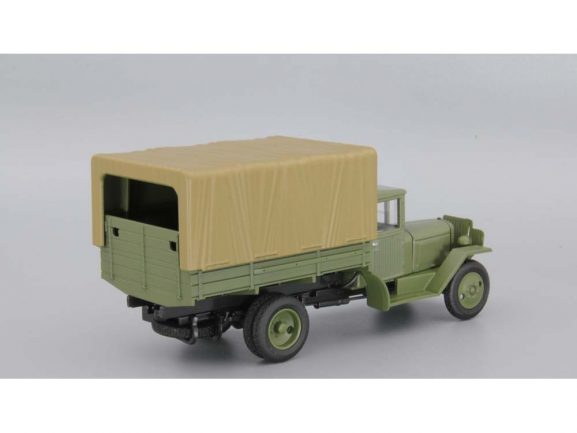 Грузовик ЗИС-42М/5В бортовой с тентом (зеленый)-фото3