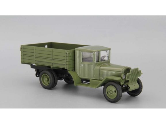 Грузовик ЗИС-42М/5В бортовой с тентом (зеленый)-фото4